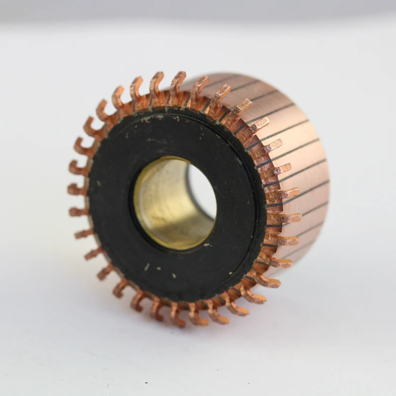 
12 v motor commutator copper rotor Customized Silver copper with high quality 