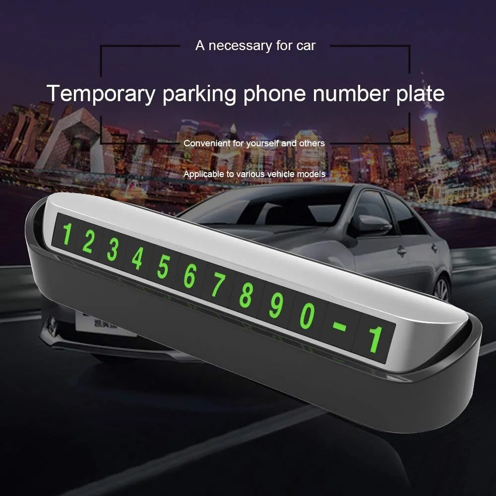 Car Parking Card Telephone Number Card Notification Car Styling