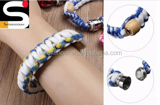 Smokehookah bracelet smoking pipe for sneak a toke discreet click n vape