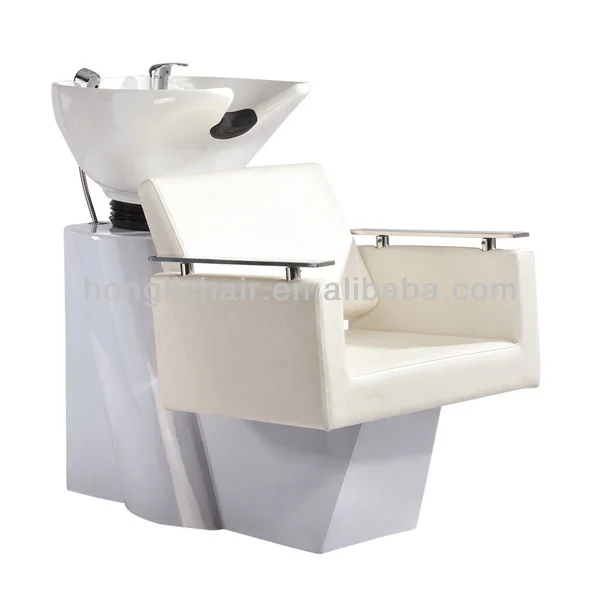 Hot Sale Hair Salon Furniture Wash Units Shampoo Bed Backwash Shampoo Unit and Shampoo Chair for Barber Station