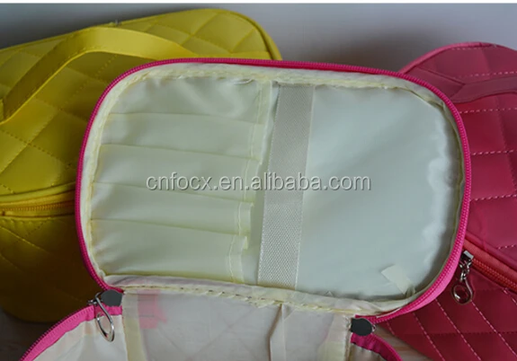 Portable Cosmetic Storage Makeup Bag / Travel Case Nail Polish Holder / folding cosmetic bag