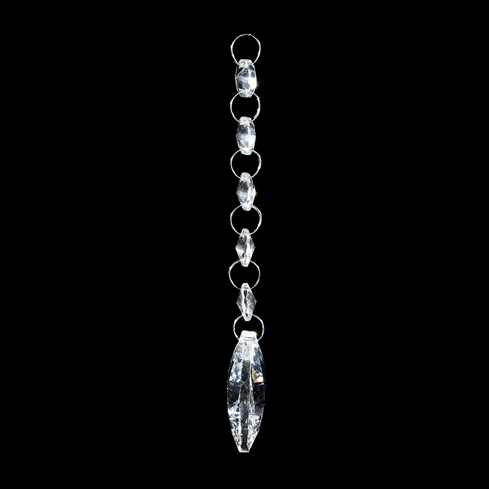 
New design chandelier glass bead garland crystal drop pendant ornament for party event 