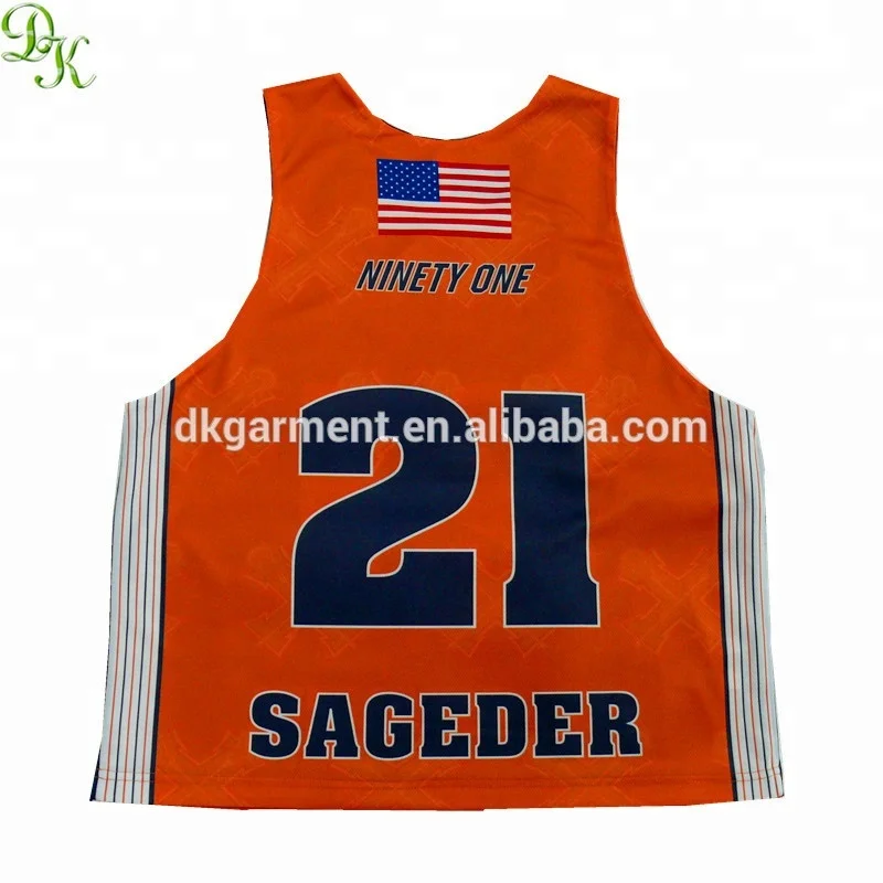 Wholesales cheap lacrosse jerseys with dye sublimation custom lacrosse jersey