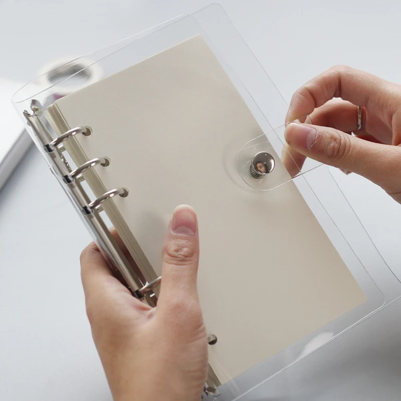 chinese wholesale stationery products supplies a7 pocket size metal 6 ring binder mechanism