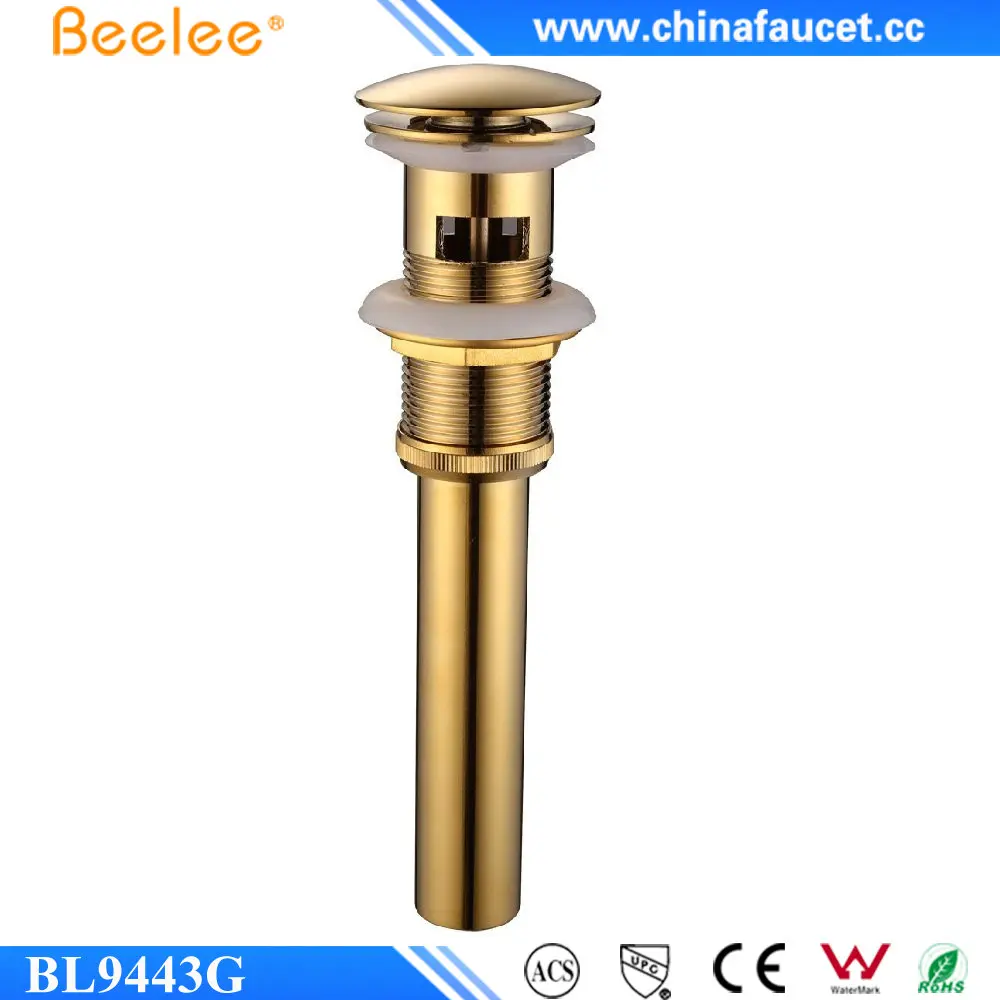  Beelee латунная раковина для ванной комнаты выдвижная стопор слива с переливом