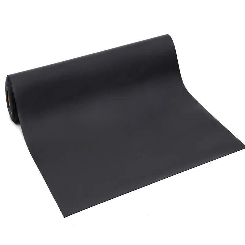 Antistatic rubber matting in black color
