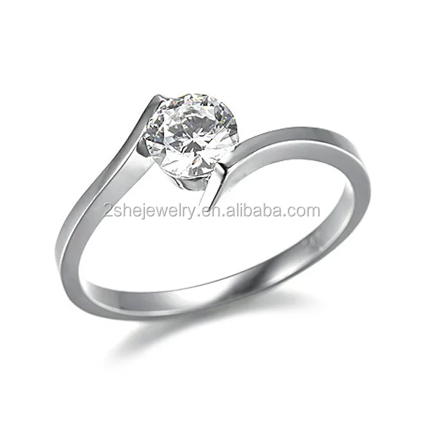 Classic Simple Style 925 Silver Lady Ring