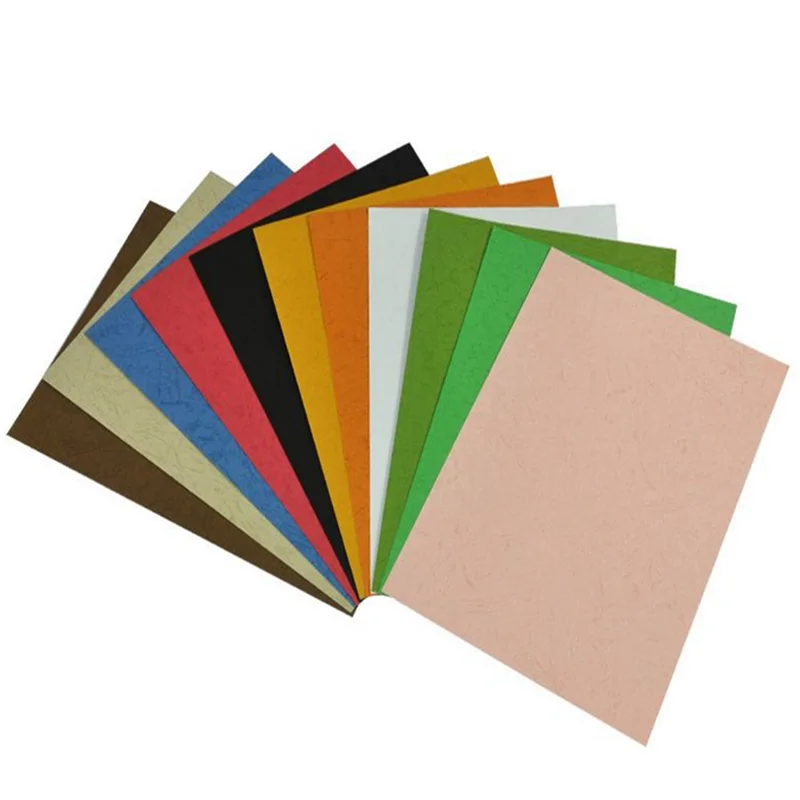 180g 230gsm A4 size textured paper cover paper embossed color board leather grain binding