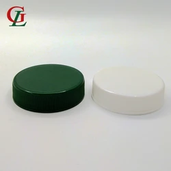 Bottle Caps PP Screw Lid Food Container Cover Custom Vial Top Lid Vitamin Bottle Screw Cap Best Selling 45mm-400 Rib Plastic