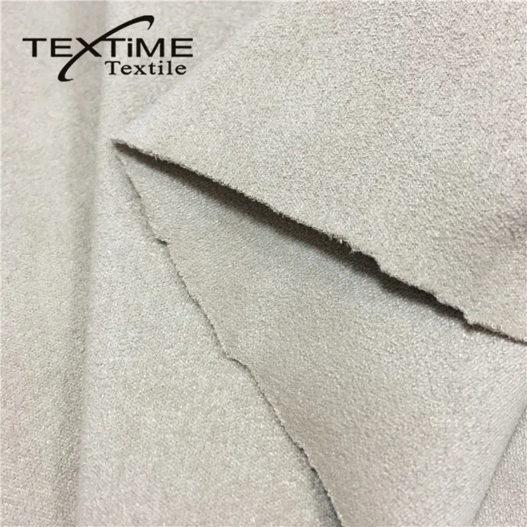 
Perfect 4 Way Stretch Weft Knitted Double Sided Brushed Suede Fabric 
