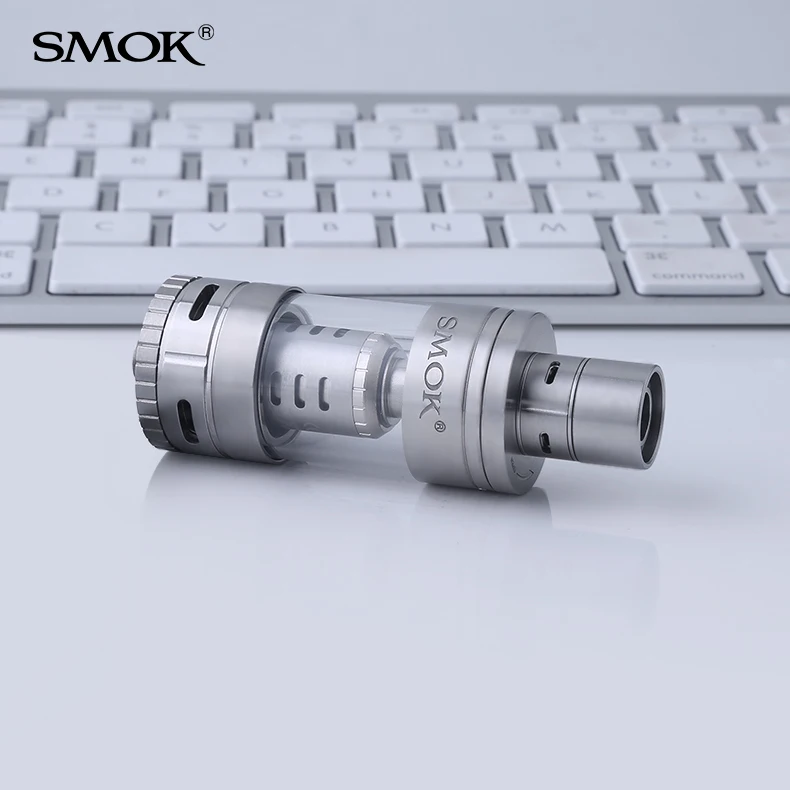 
Best ecig rebuildable atomizer SMOK TFV4 Kit with tripple , quad coils head airflow adjustable pyrex sub ohm tank 