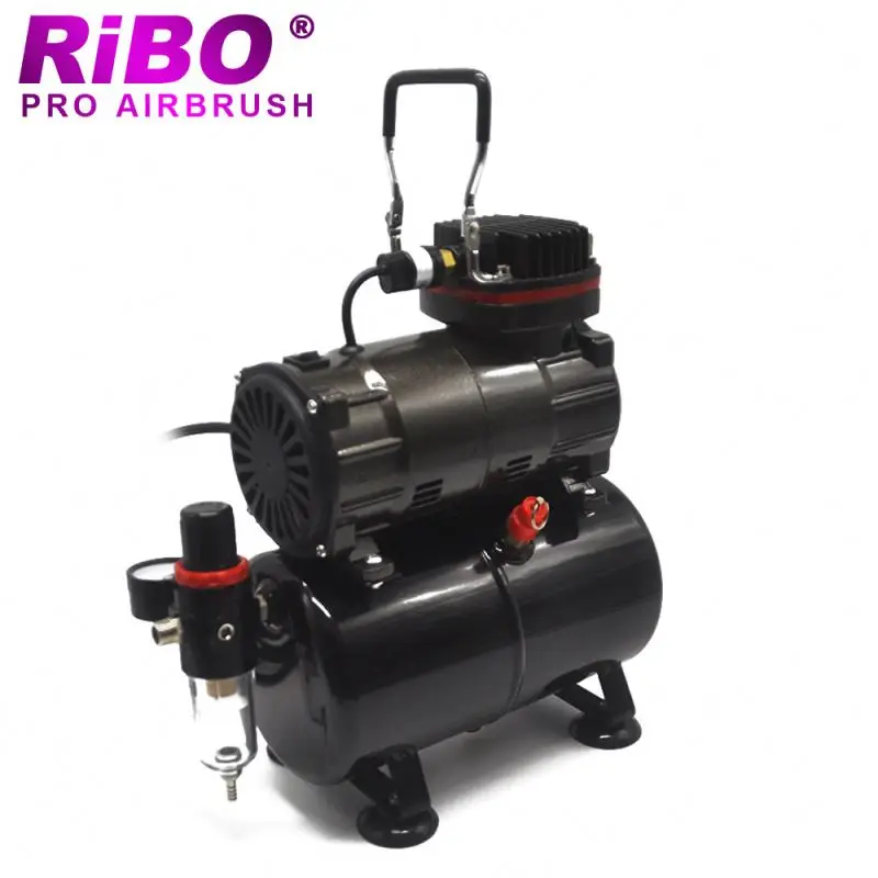 Made in china air compressors from China Airbrush Compressor Kit Large Tank for frames wall art artworks spray paint with Air Br