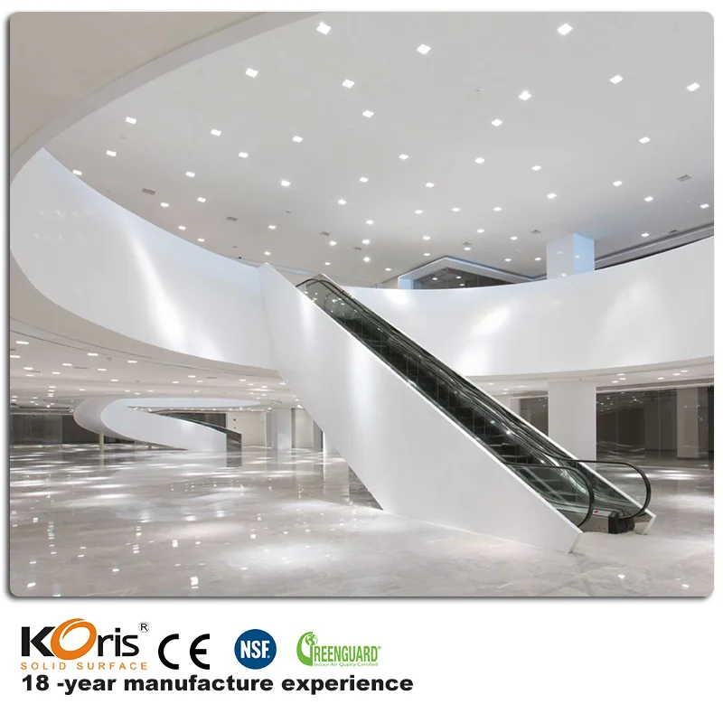 white milky quartz stone HIMACS solid surface tiles vanity top