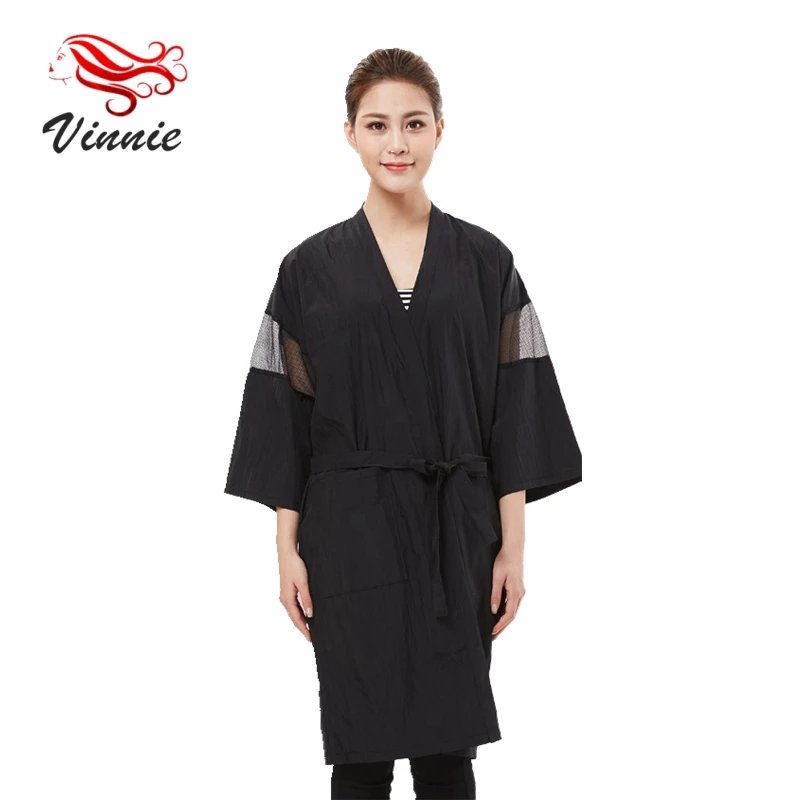 High quality factory hairdresser kimono robe hair salon disposable spa