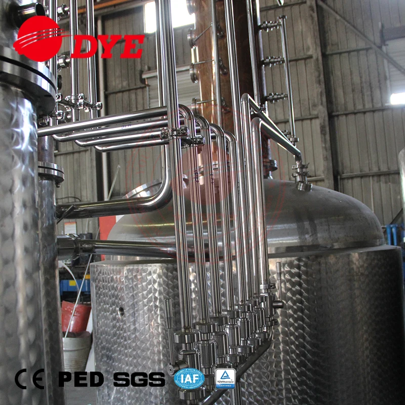 
vodka distillery alcohol industrial distillation column 