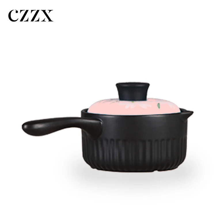 Cheap Bulk Cookware Kitchen Mini Ceramic Casserole Cooking Pot Food Warmer Set For Home Use