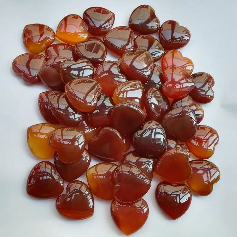 wholesale Christmas gifts natural quartz gold stone healing Blue sandstone crystal heart