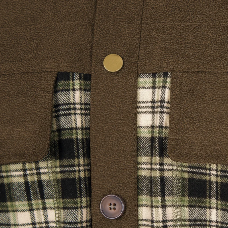 High quality cotton hunting shirt plaids thermal shirt outdoor hiking shirt for men