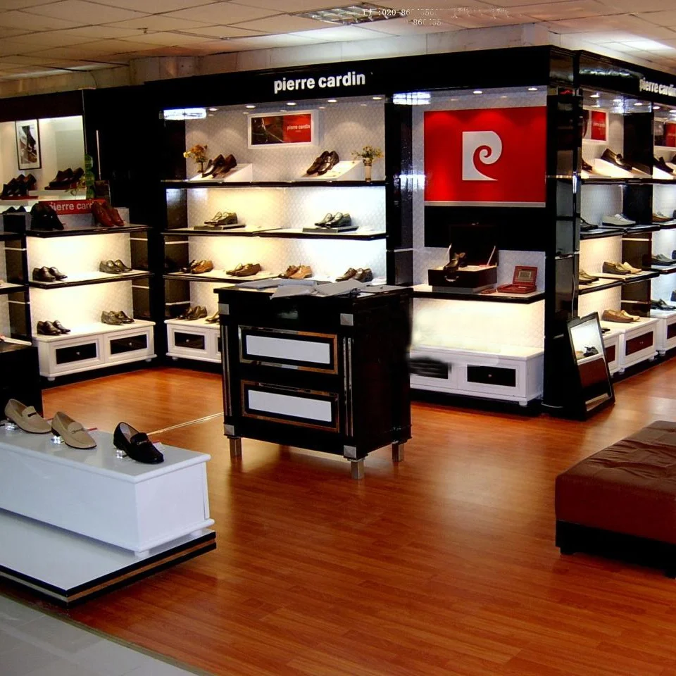 modern shoes store display showcase for shoe