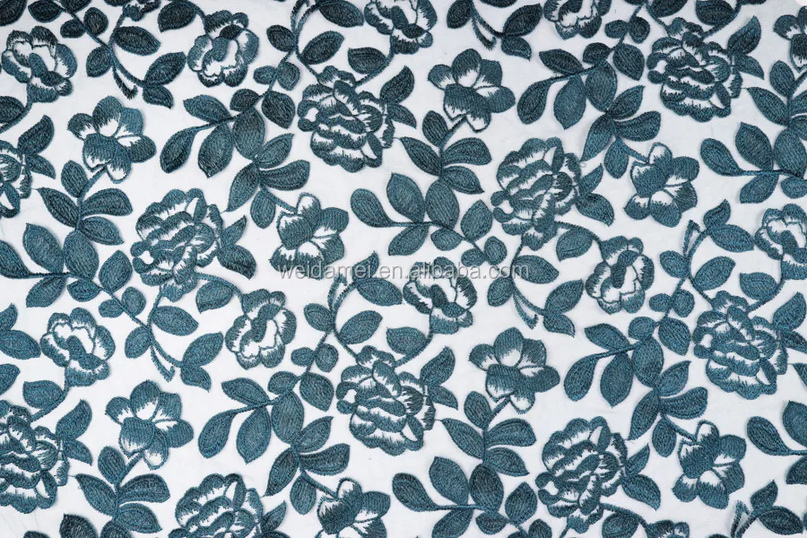 
Factory Outlet Lace Dress Fabric 3d floral embroidery lace fabric garment accessories clothing 