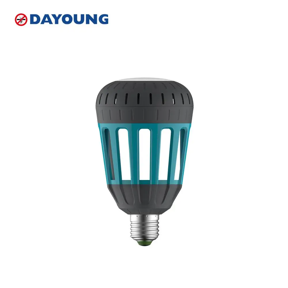 2 in 1 Bug Zapper Insect Killer Pest Control Anti Mosquito With Patent Bule Light Electronic 6W Mosquito Killer Bulb With Fan