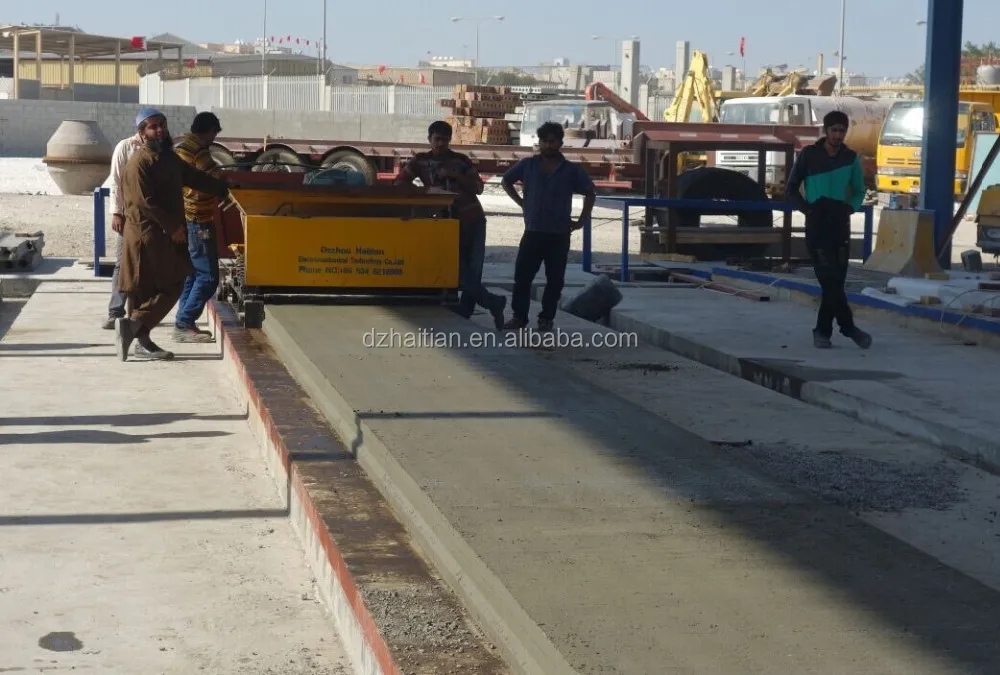 prefab concrete hollow core floor slab machine/concrete floor planks