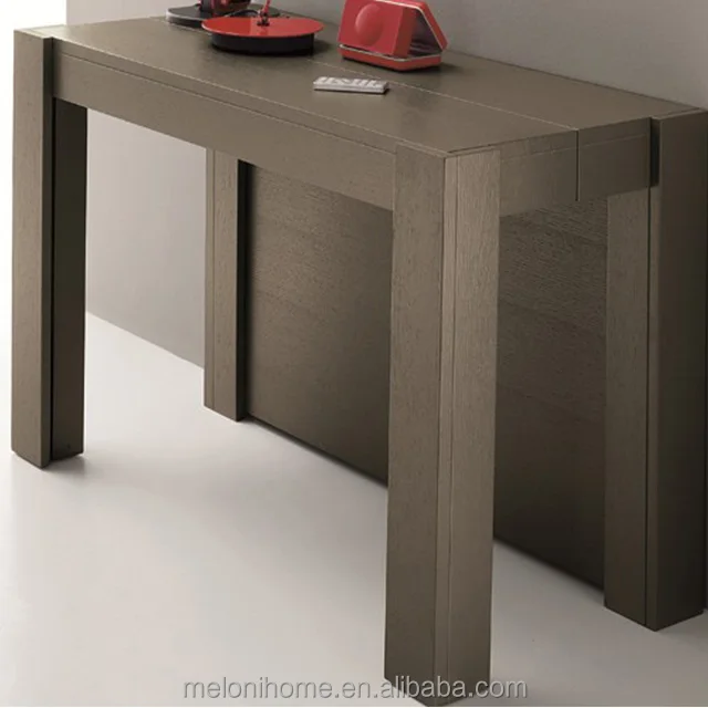 Foshan Factory Modern Design Extendable Dining Table with Extension Slides