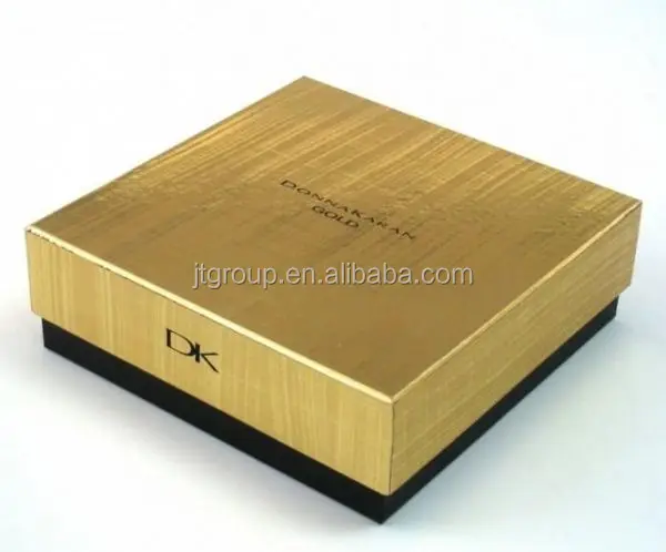 
window design custom logo printed logo golden color cardboard gift box 