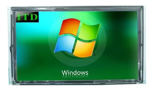 32 inch high brightness open frame lcd monitor with AR glass for outside kiosk/advertising