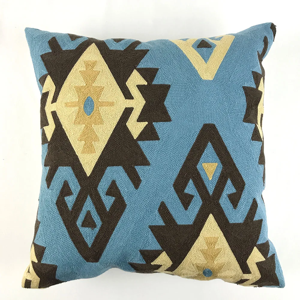 Buti turkish Embroidery fancy Latest throw pillow decorative customized pillowcases moroccan cushion covers