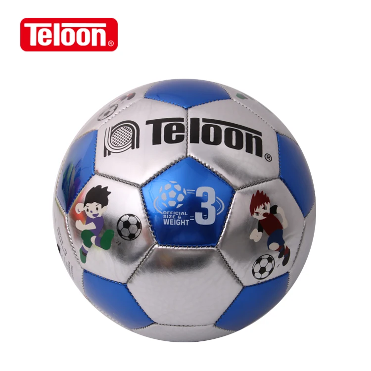 Teloon high quality 3# Children PVC Soccer balls/football with new design
