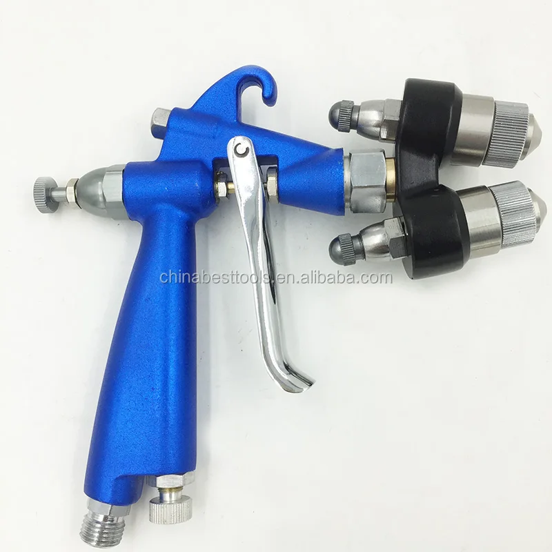 1201 hvlp airbrush paint guns spray on nano chrome pneumatic paint gun auto dual nozzle sprayer