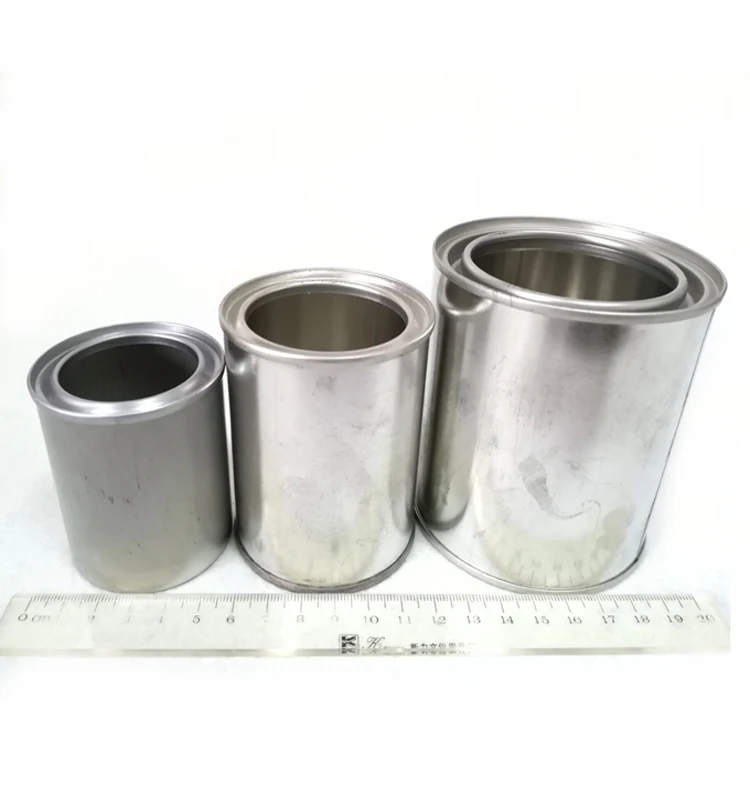 tin cans with lids Custom capacity 100ml spray paint cans coffee stash empty tin can olive oil