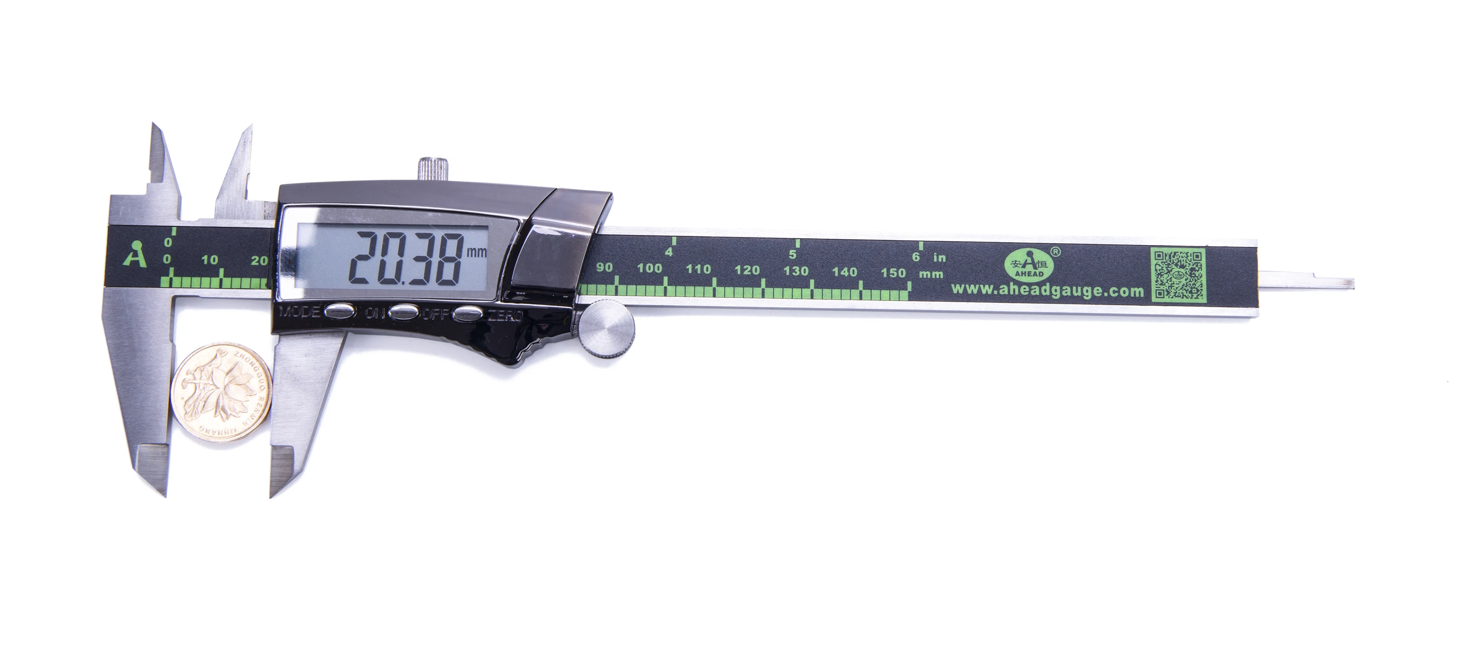 Цифровой Электронный штангенциркуль 0-6 дюймов защита IP54 нержавеющая