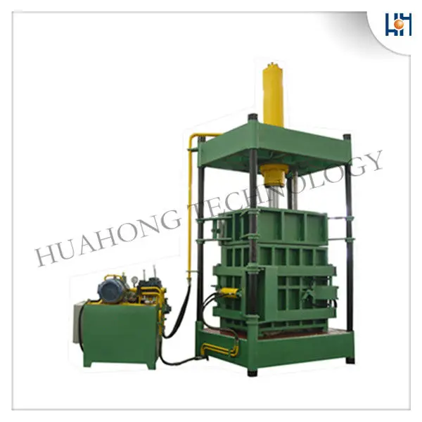 automatic hydraulic can/waste newspaper carton packer/automatic horizontal plastic baler baling machine