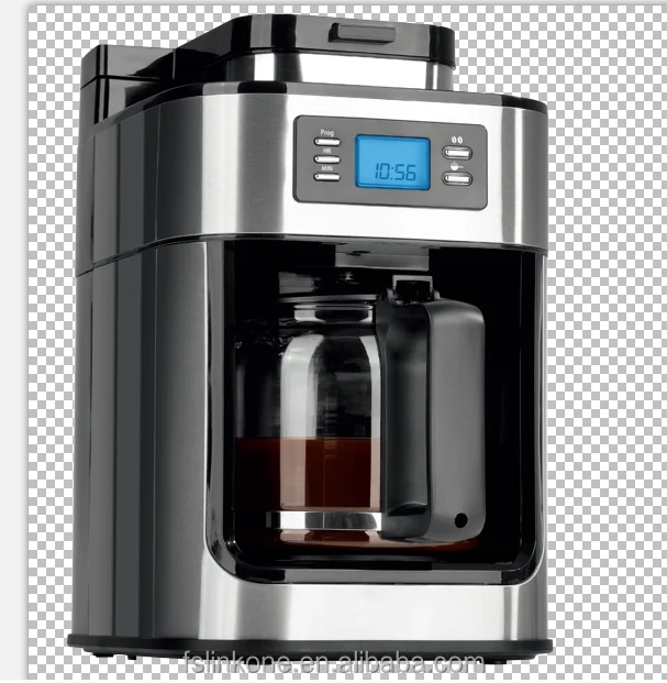 
10 Cups Automatic Grind and Brew Coffee Maker Bean to Cup 