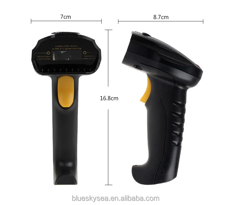 Лазерный сканер Eyoyo 8150GL 2.4 Г высокоскоростной беспроводной USB сканирования штрих-код Этикетки Чтения диапазон до 10 М