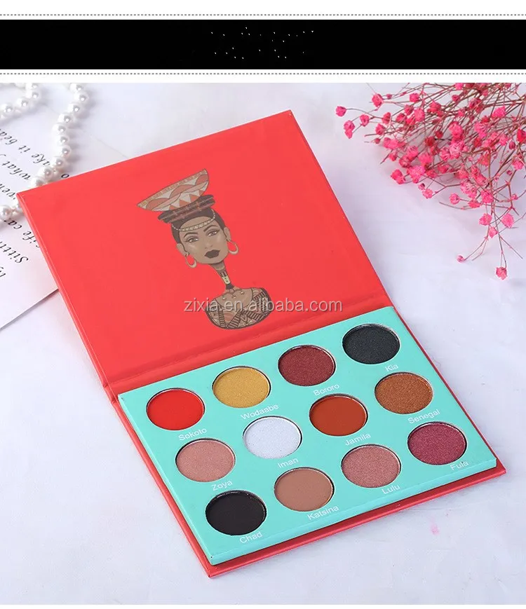 
2019 New interesting products high pigment branded eye shadow small make up eyeshadow palettes for wholesale 