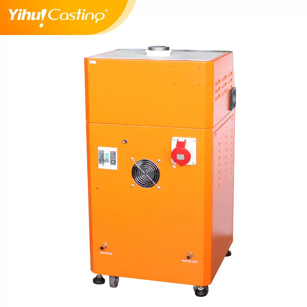 2KG Induction gold melting furnace with max temp 1200 C for gold sliver metal melting