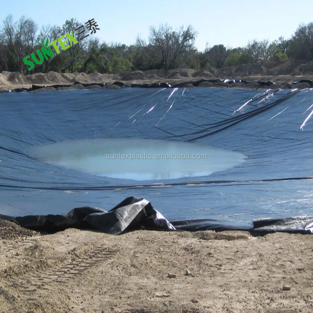 High tensile strength 100% new material polyethylene pool liner,black color fish farming pond liner with UV treated,10 years