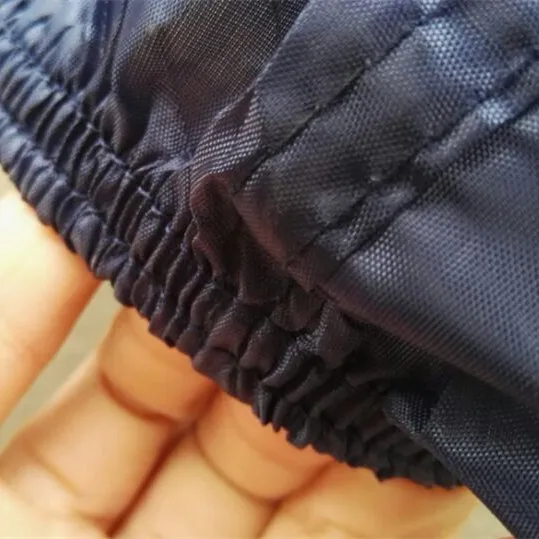 Водонепроницаемый темно-синий чехол 170T из полиэстера с полиуретановым покрытием и УФ-защитой для мотоцикла