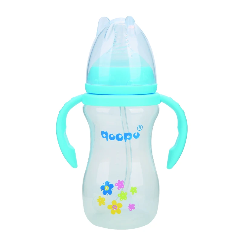 Smile Bear Latex Free Capacity 180ml Silicone Teats Custom Baby Bottle
