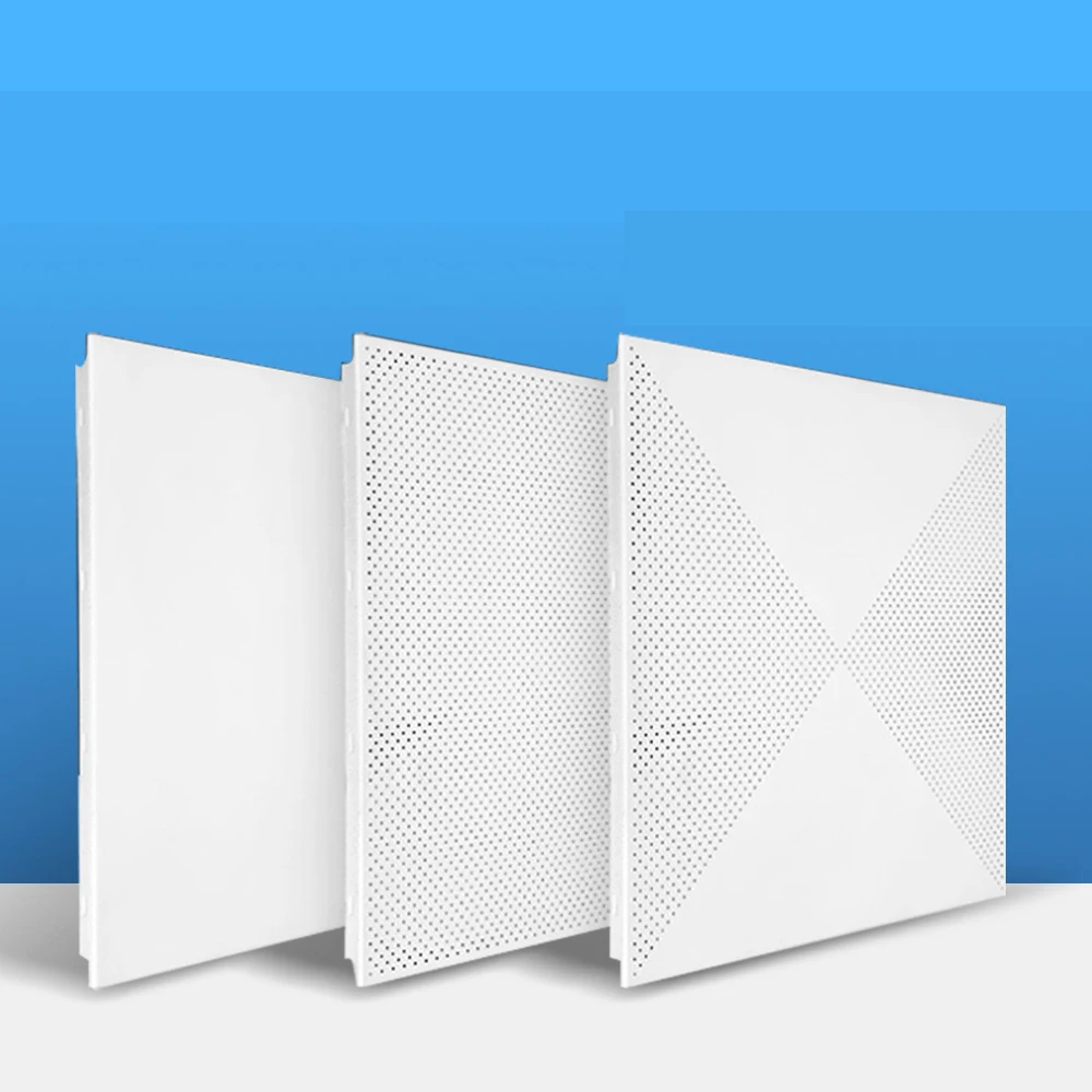 New Products  Acoustic Aluminum Suspended Types Of Ceiling Tiles
