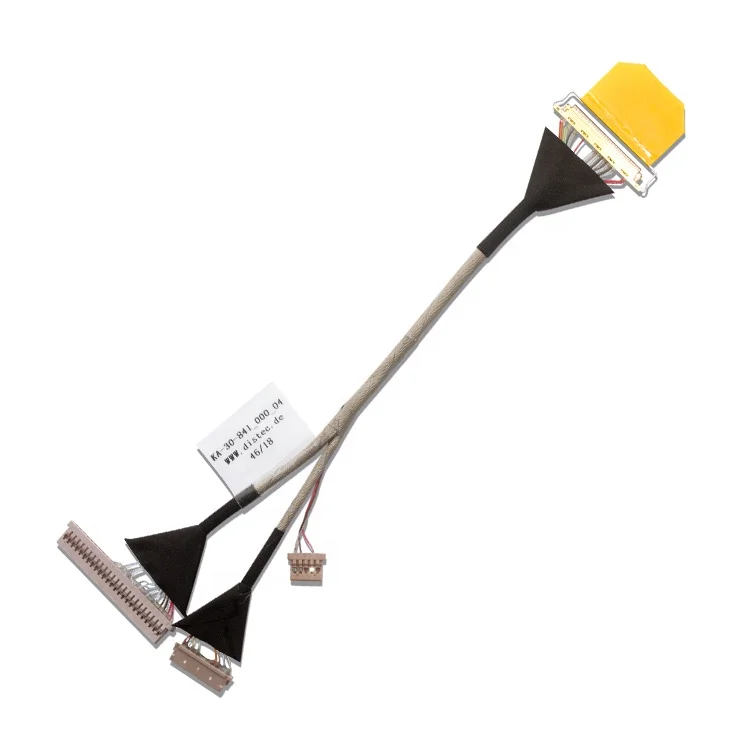 I-PEX 20453-240T-03 to HIROSE DF14-25S-1.25C TO DF13-10S-1.25C lvds cable assembly