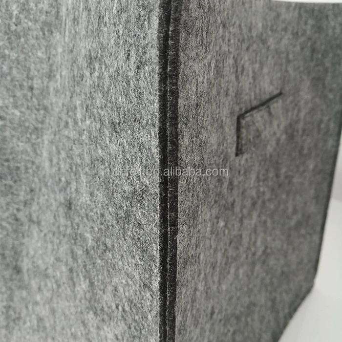 
Large Strong Foldable Felt Storage Basket Household Clothes Basket Felt Storage Bin Felt Box 