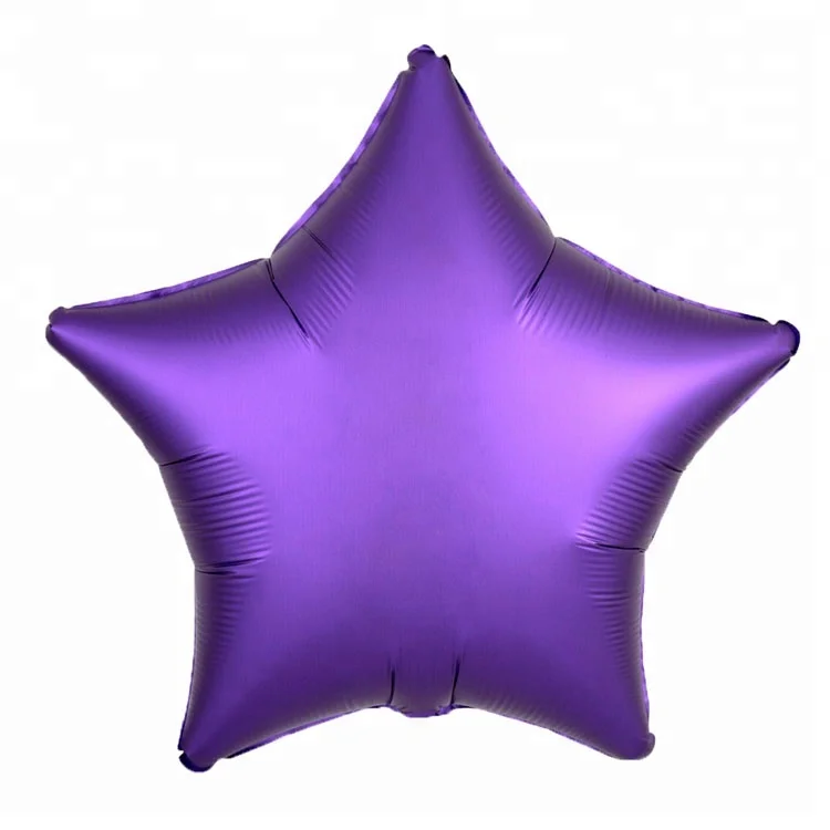Китай оптовая продажа Звезда образный 18 дюймов прямые однотонные воздушные шары из фольги для праздничных украшений.
