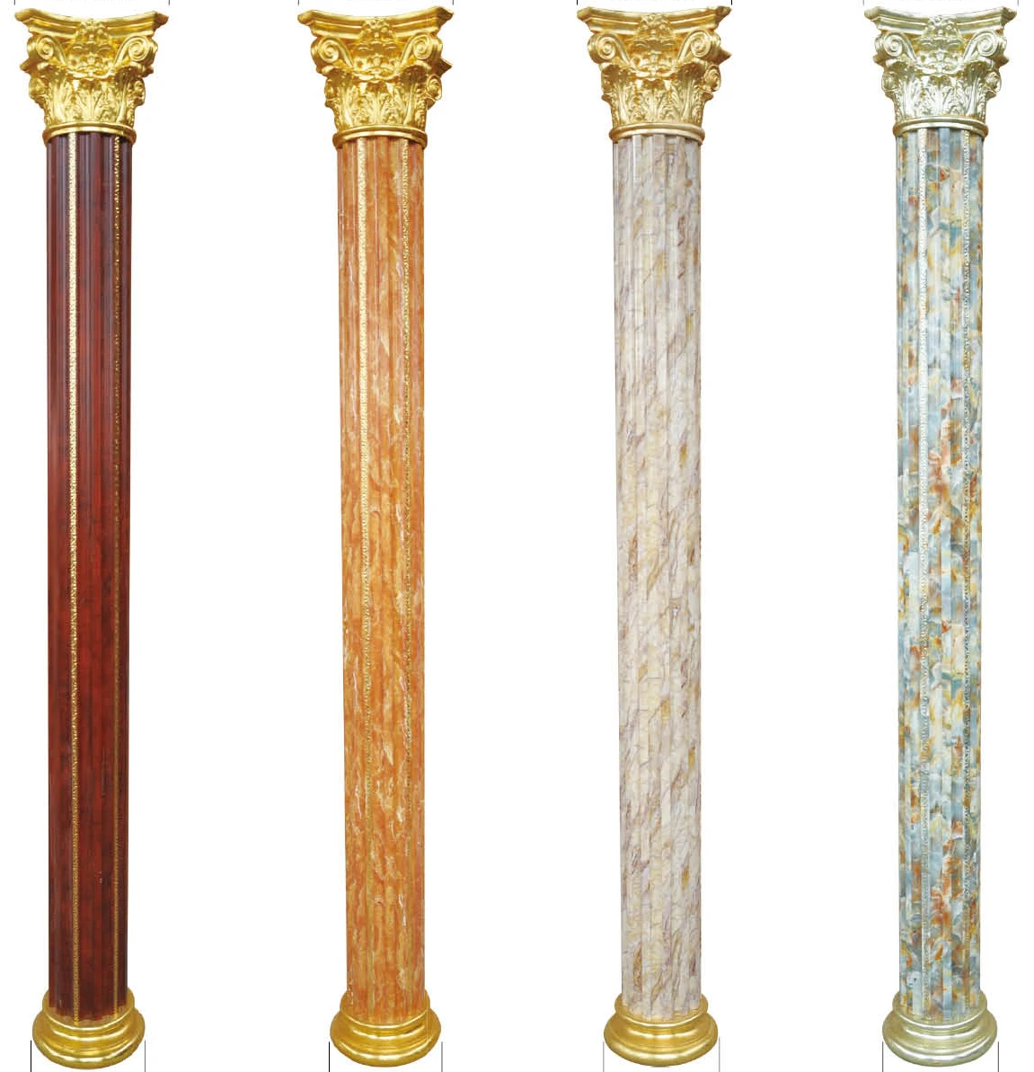 interior decorative glass column for building materials
