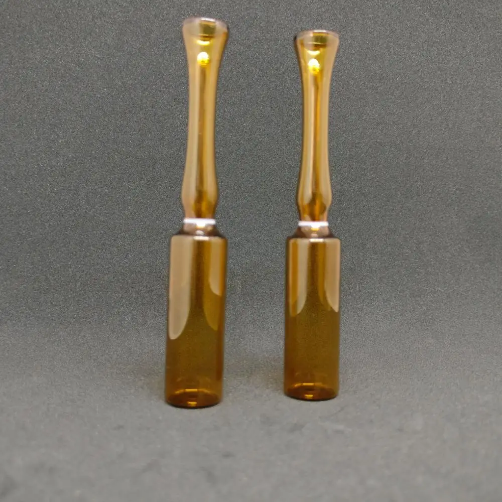 YBB I ISO amber glass ampoule for Pharmaceuticals OPC with white point type C