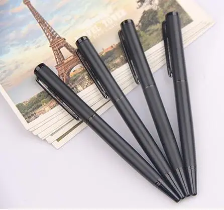 Matte Black Slim Metal Cross Pen Hotel Promotion Pen with Clip