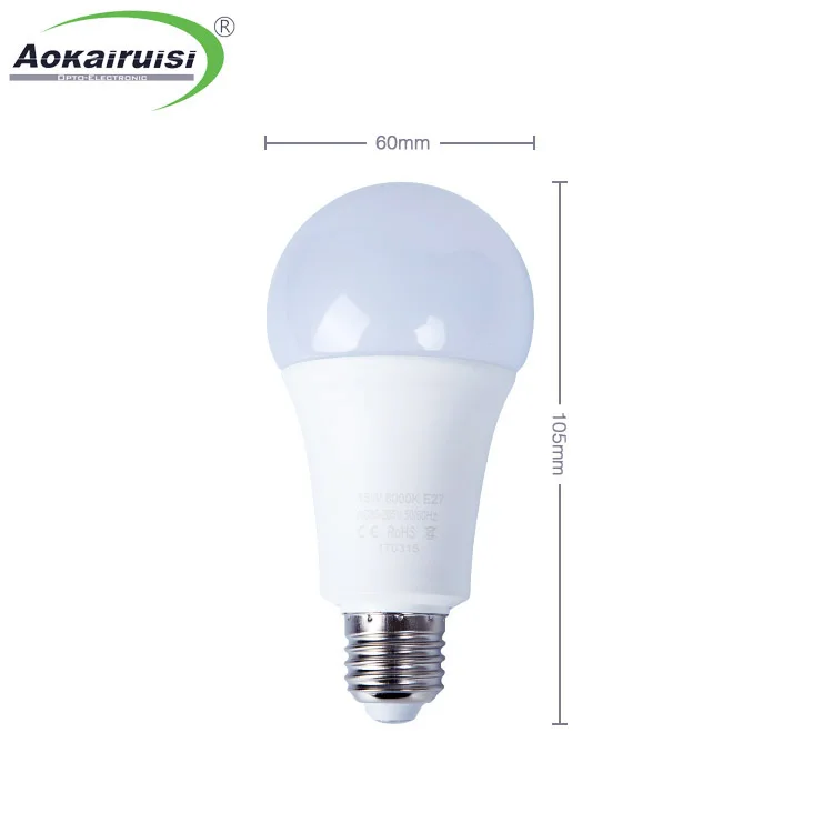 Hot Selling Led Bulb Raw Material 15W 1500lm E27 B22 A60 Led Light Bulb For Home Use Indoor Lighting Bulbs CW NW WW Customized